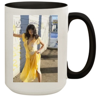 Tia Carrere 15oz Colored Inner & Handle Mug