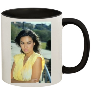 Tia Carrere 11oz Colored Inner & Handle Mug