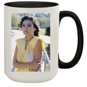 Tia Carrere 15oz Colored Inner & Handle Mug