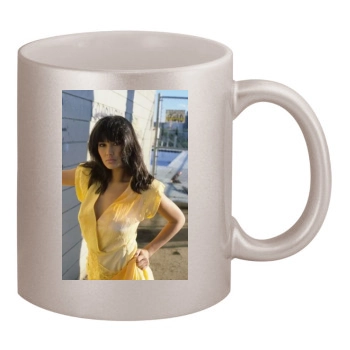 Tia Carrere 11oz Metallic Silver Mug