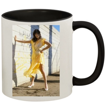 Tia Carrere 11oz Colored Inner & Handle Mug