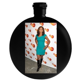 Holly Robinson Peete Round Flask