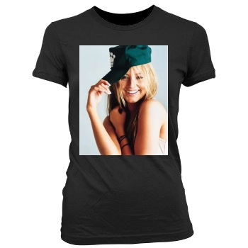 Holly Valance Women's Junior Cut Crewneck T-Shirt