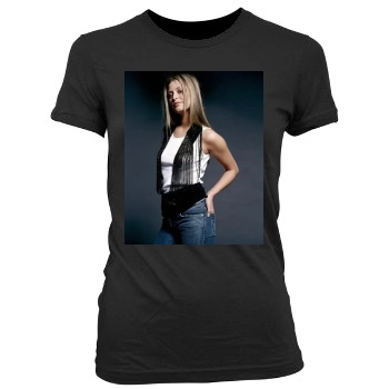 Holly Valance Women's Junior Cut Crewneck T-Shirt