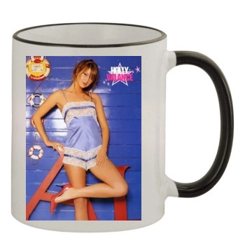 Holly Valance 11oz Colored Rim & Handle Mug