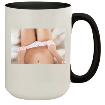 Tierra Lee 15oz Colored Inner & Handle Mug