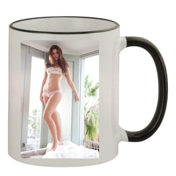 Tierra Lee 11oz Colored Rim & Handle Mug