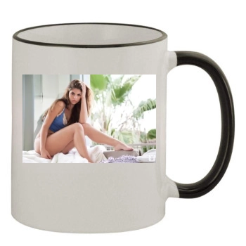 Tierra Lee 11oz Colored Rim & Handle Mug