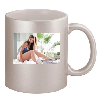 Tierra Lee 11oz Metallic Silver Mug