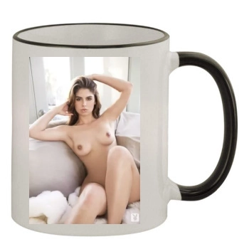 Tierra Lee 11oz Colored Rim & Handle Mug