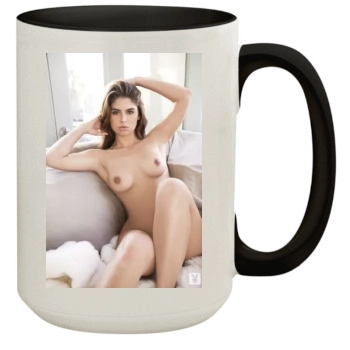 Tierra Lee 15oz Colored Inner & Handle Mug