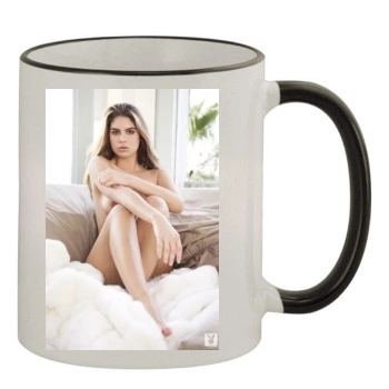 Tierra Lee 11oz Colored Rim & Handle Mug