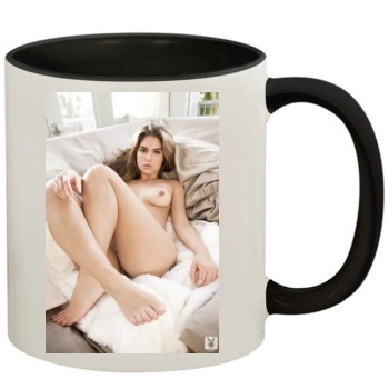 Tierra Lee 11oz Colored Inner & Handle Mug