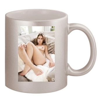 Tierra Lee 11oz Metallic Silver Mug