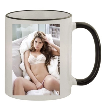 Tierra Lee 11oz Colored Rim & Handle Mug