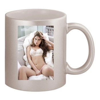 Tierra Lee 11oz Metallic Silver Mug