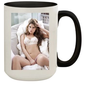 Tierra Lee 15oz Colored Inner & Handle Mug