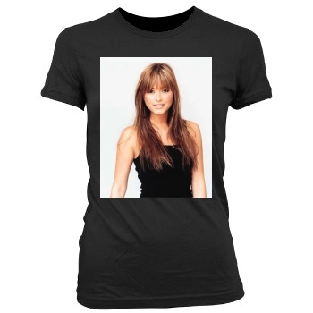 Holly Valance Women's Junior Cut Crewneck T-Shirt