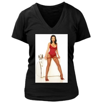 Tiffany Fallon Women's Deep V-Neck TShirt