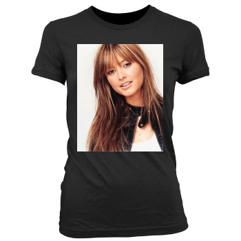 Holly Valance Women's Junior Cut Crewneck T-Shirt