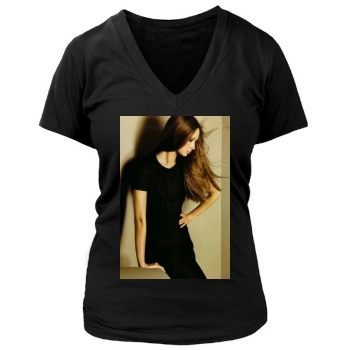 Tiiu Kuik Women's Deep V-Neck TShirt