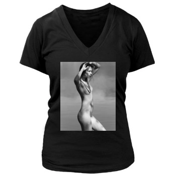 Tiiu Kuik Women's Deep V-Neck TShirt