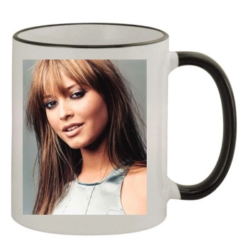 Holly Valance 11oz Colored Rim & Handle Mug