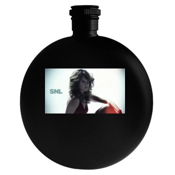 Tina Fey Round Flask