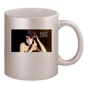 Tina Fey 11oz Metallic Silver Mug