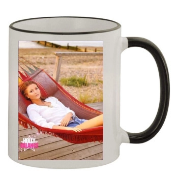 Holly Valance 11oz Colored Rim & Handle Mug