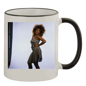 Tina Turner 11oz Colored Rim & Handle Mug