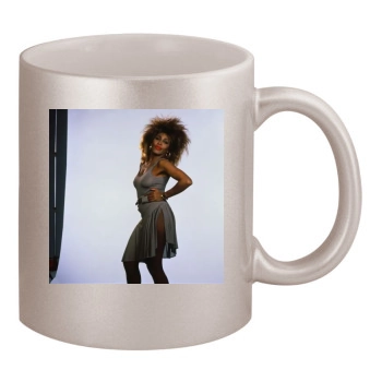 Tina Turner 11oz Metallic Silver Mug