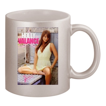 Holly Valance 11oz Metallic Silver Mug