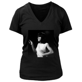 Tina Turner Women's Deep V-Neck TShirt