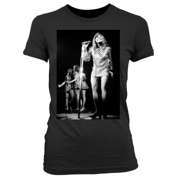 Tina Turner Women's Junior Cut Crewneck T-Shirt