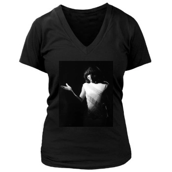 Tina Turner Women's Deep V-Neck TShirt