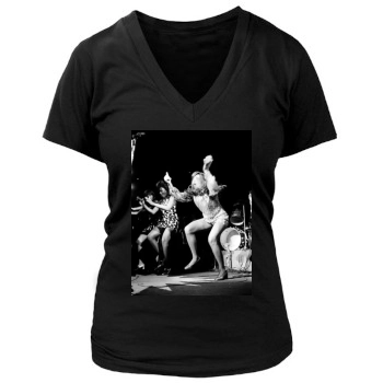 Tina Turner Women's Deep V-Neck TShirt