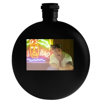 Tom Hardy Round Flask