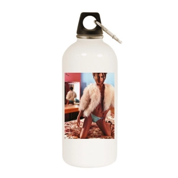 Tori Spelling White Water Bottle With Carabiner