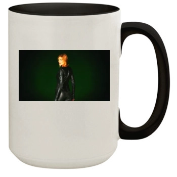 Tricia Helfer 15oz Colored Inner & Handle Mug