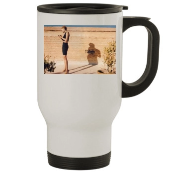 Tricia Helfer Stainless Steel Travel Mug