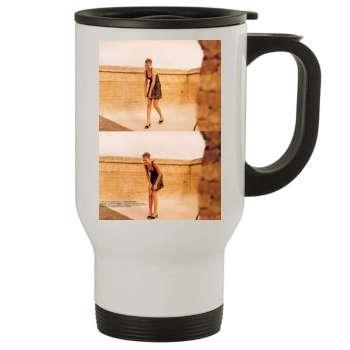 Tricia Helfer Stainless Steel Travel Mug