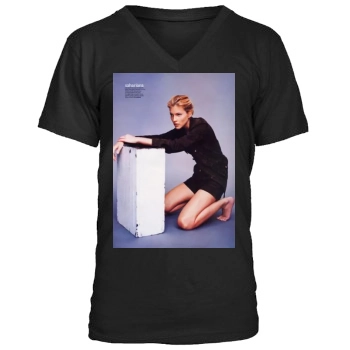 Tricia Helfer Men's V-Neck T-Shirt