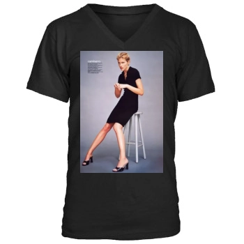 Tricia Helfer Men's V-Neck T-Shirt