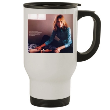 Tricia Helfer Stainless Steel Travel Mug