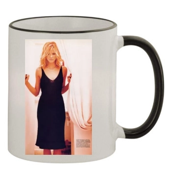 Tricia Helfer 11oz Colored Rim & Handle Mug