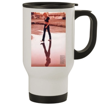 Tricia Helfer Stainless Steel Travel Mug