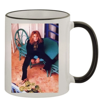 Tricia Helfer 11oz Colored Rim & Handle Mug