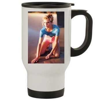 Tricia Helfer Stainless Steel Travel Mug