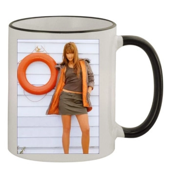 Holly Valance 11oz Colored Rim & Handle Mug